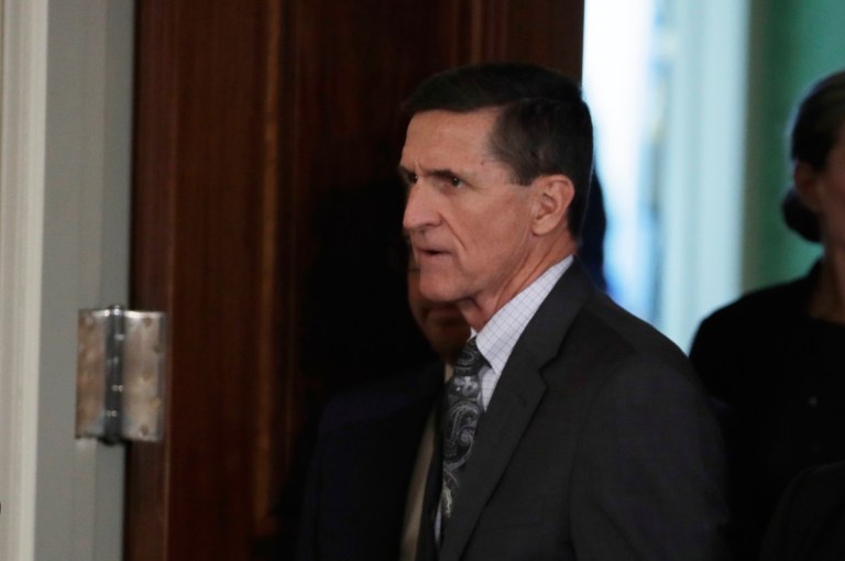 The White House spokesperson said the president was not informed of a recommendation given during the transition that former national security adviser Mike Flynn should register as a foreign agent due to his past advocacy for Turkish interests. (AP Photo/Evan Vucci)
