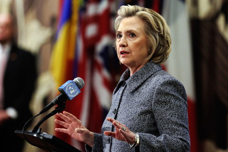 Deposition revealed Hillary Clinton struggled at times to set up secure phone lines on which to discuss potentially classified information. (AP Photo/Richard Drew)