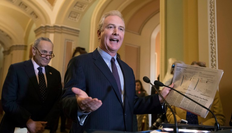 On Friday, Sen. Chris Van Hollen, D-Md., (pictured center) said, 