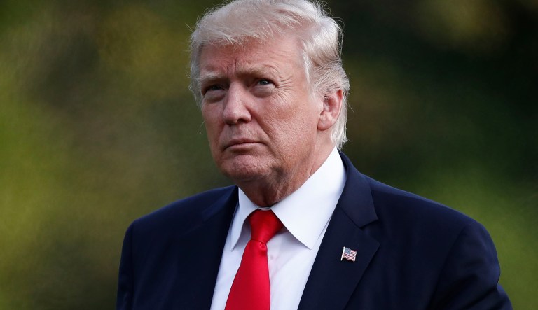 President Trump will pledge $1 million to help with the Hurricane Harvey relief effort, the White House said Thursday. (AP Photo/Carolyn Kaster)