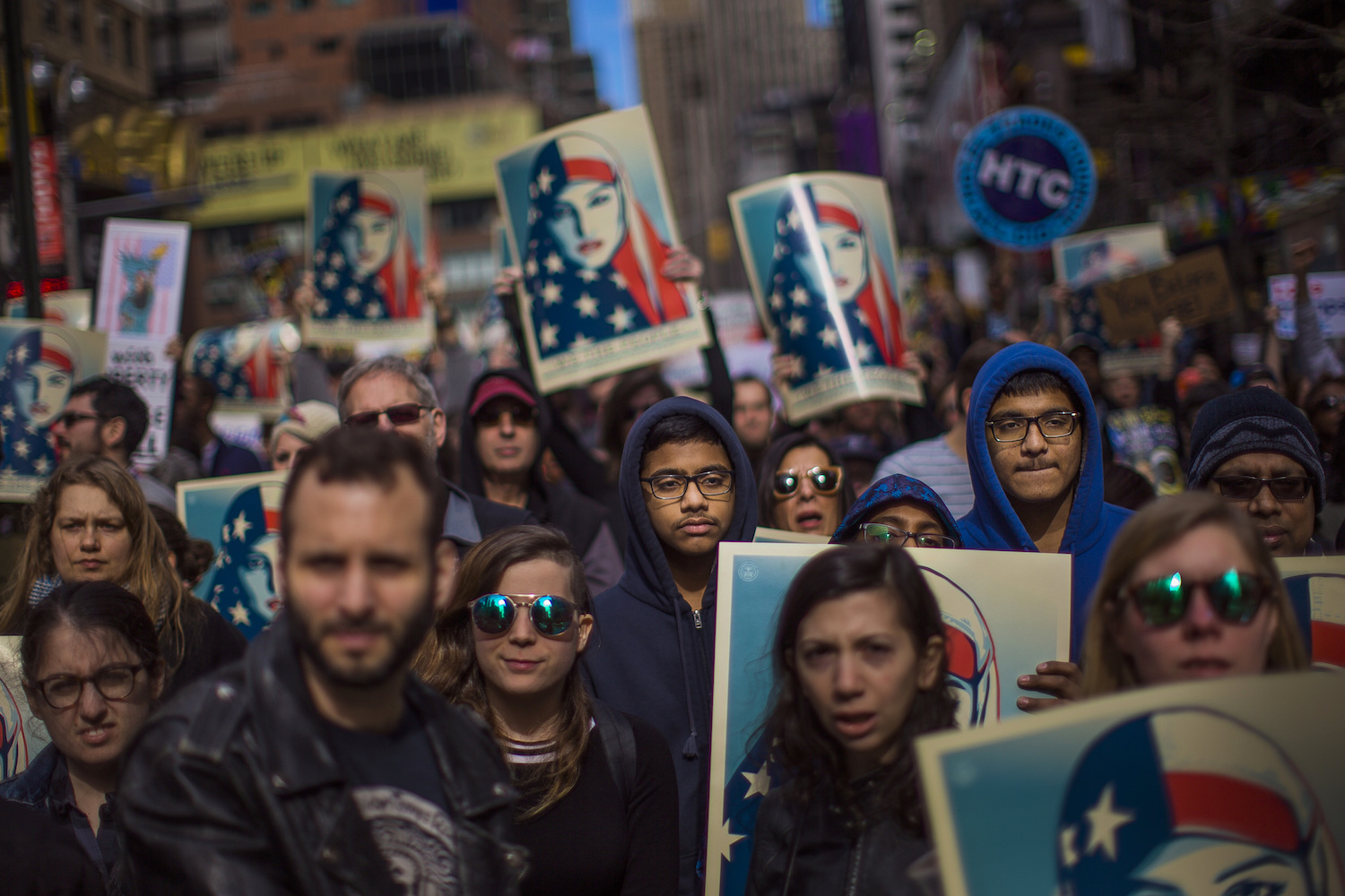 ‘Not My President’ rallies dishonor Presidents Day