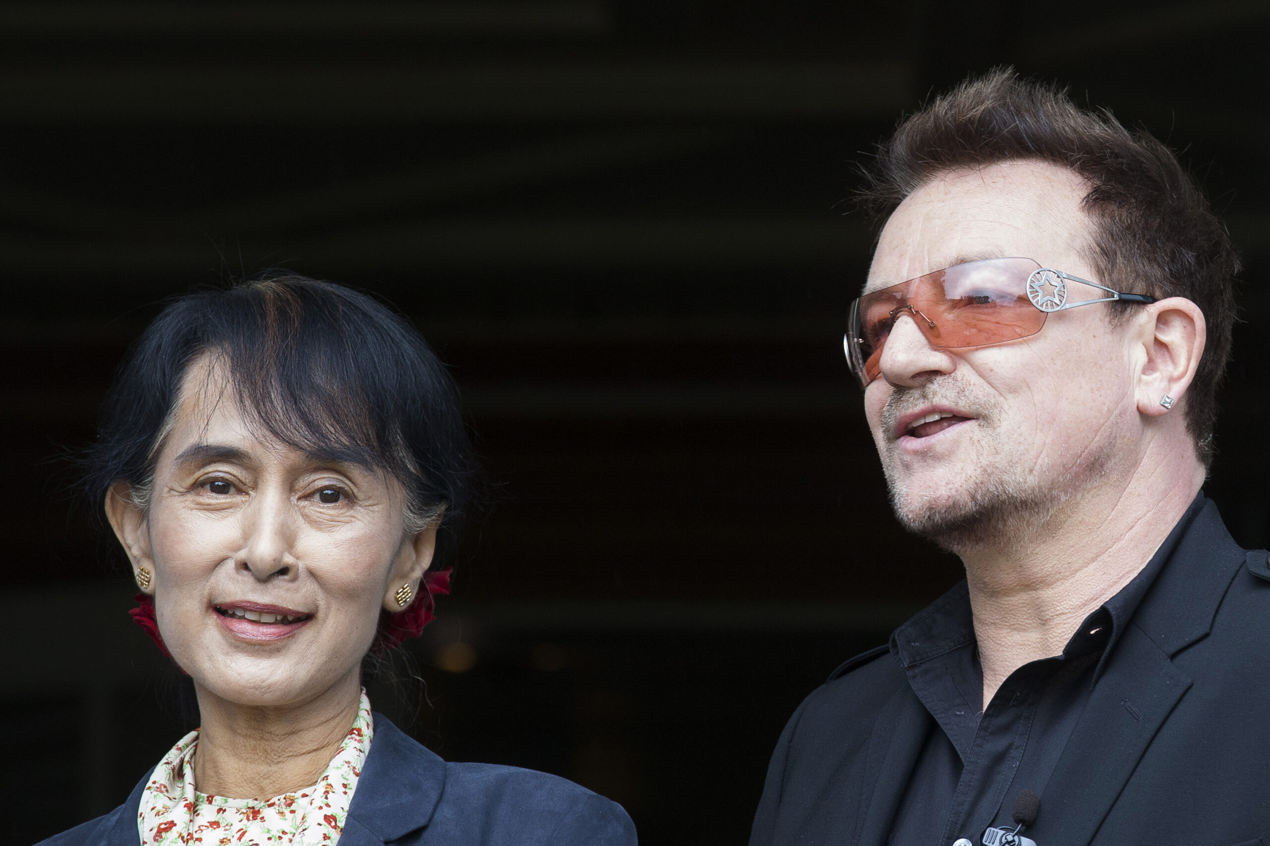 AP PHOTOS: Bono’s many brushes with greatness