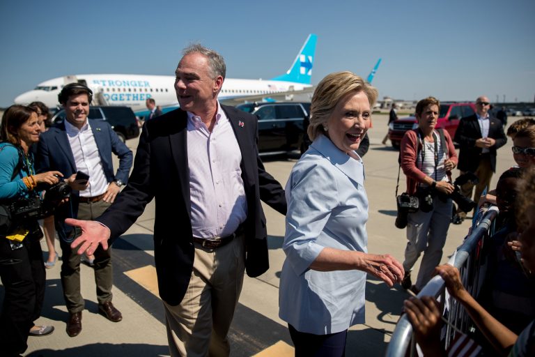 After a week on the shelves, Hillary Clinton and Tim Kaine's book has sold fewer than 3,000 copies. (AP Photo)