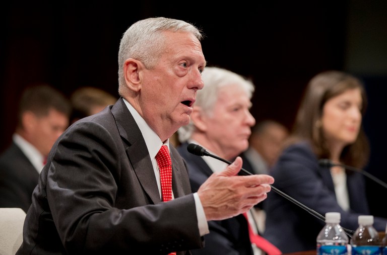 In addition to issues getting the retired Gen. James Mattis' name on the ballot, he hasn't said himself that he would run. (AP Photo/Manuel Balce Ceneta, File)