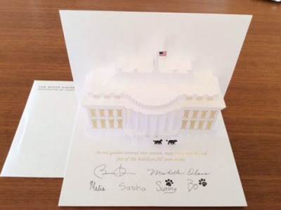 WH Holiday Cards Selling for $200 on eBay