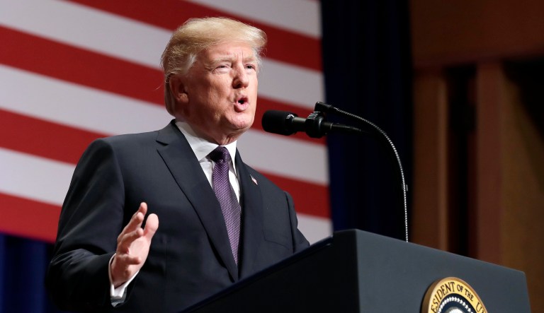 President Trump says his new national security strategy puts 