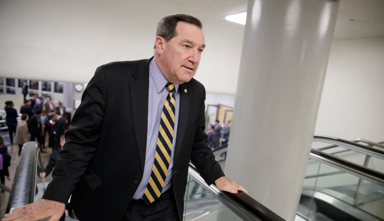 Donnelly's harsh evaluation of the president's performance six months into his term could backfire. (AP Photo/J. Scott Applewhite)
