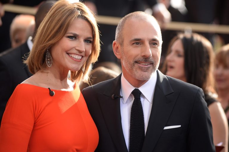 NBC News anchors Matt Lauer and Savannah Guthrie characterized Donald Trump as an intimidating figure for members of the media. (AP Photo)Â 