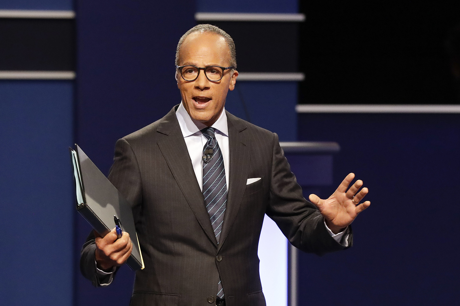 Lester Holt: ‘Untrustworthy’ label will follow Clinton into the White House