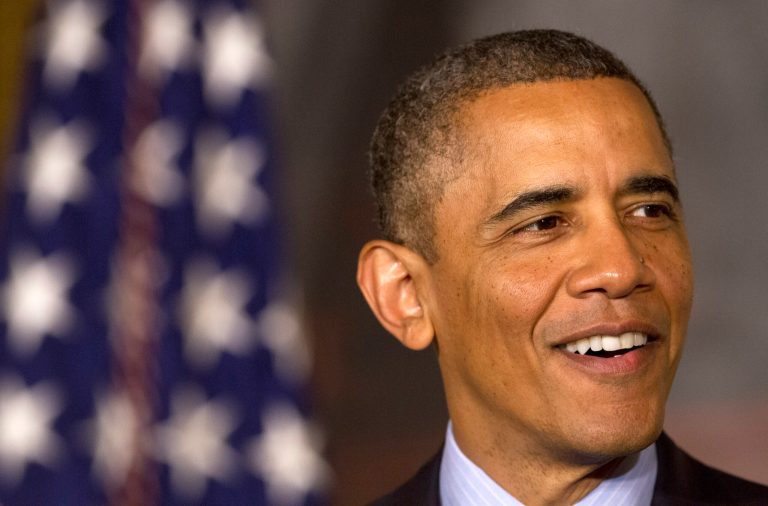 President Barack Obama announces his nominees for the Federal Housing Finance Authority (FHFA) Diector Rep. Mel Watt, D-NC., and Federal Communications Commission Chairman Tom Wheeler, Wednesday, May, 1, 2013, in the State Dining of the White House is Washington. (AP Photo/Jacquelyn Martin)