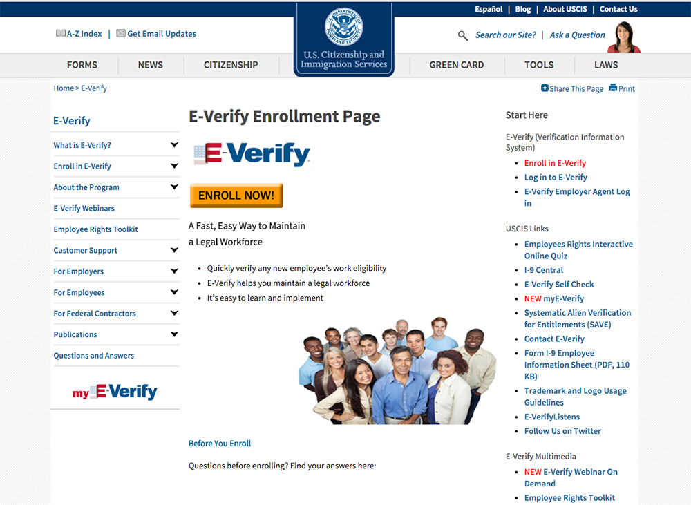 Feds ramp up E-Verify site, add 18 languages