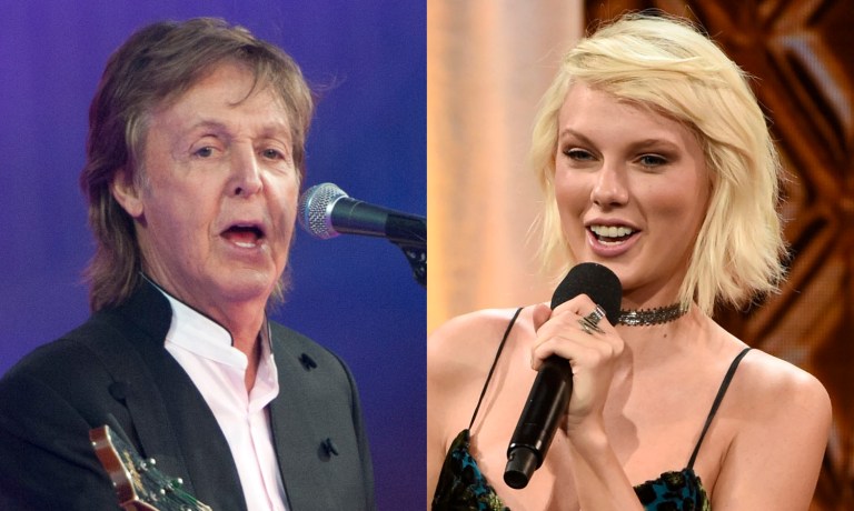 Paul McCartney and Taylor Swift headline the 180 recording artists and songwriters who will appear in an ad Tuesday calling for reform of the Digital Millennium Copyright Act. (AP photos)
