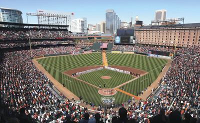 Rob Carr/Getty ImagesThe Baltimore Orioles celebrated the 20th anniversary of Camden Yards on Friday.