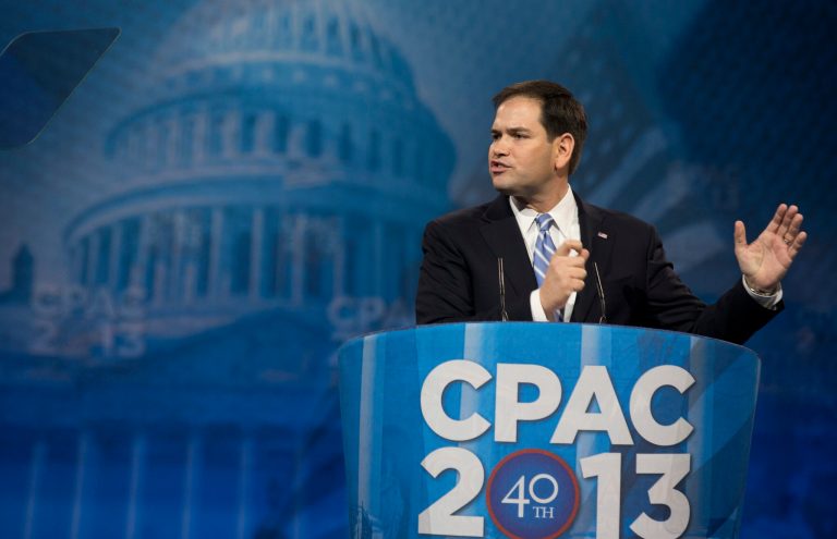 Sen. Marco Rubio, R-Fla., is pushing for an immigration reform package, but presidential contenders who worked to pass major legislation do not have good track records.  (AP Photo/Manuel Balce Ceneta)