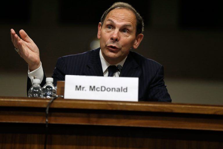 New Department of Veterans Affairs Secretary Robert McDonald has hardly had time to get comfortable in his office before being put on the defensive by fresh revelations of longstanding agency efforts to hide or downplay patient deaths and treatment delays. (Getty Images / Win McNamee)