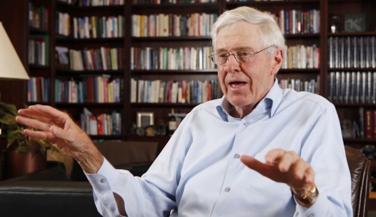 Charles Koch is the CEO of Koch Industries and, alongside his brother David, is a major GOP donor.