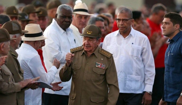 Cuba's President Raul Castro has been making public and private overtures to American adversaries over the last several weeks, particularly Russia, at the same time the U.S. was investigating how U.S. officials stationed in Cuba mysteriously fell ill. (Alejandro Ernesto/Pool Photo via AP)