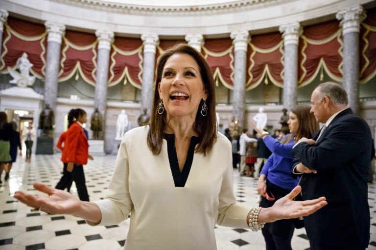 Former Tea Party Congresswoman Michele Bachmann believes Donald Trump was 