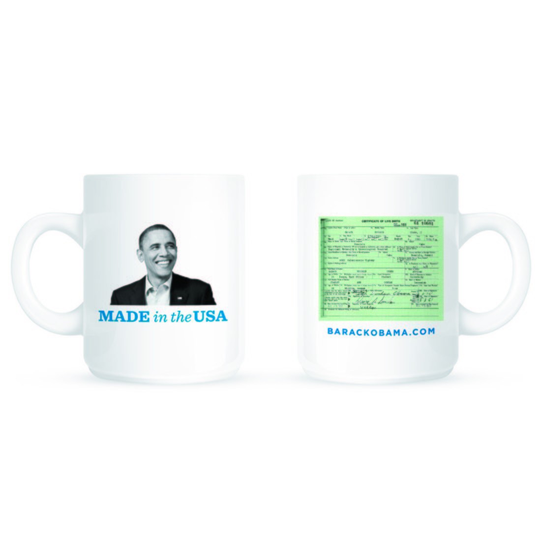 Obama fundraises off his birth certificate