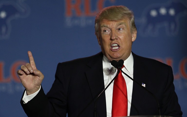 Trump has said he'll be 