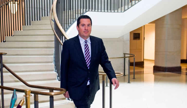 Republicans urge House Intelligence Committee Chairman Rep. Devin Nunes to release the four-page memo immediately along with any other relevant information. (AP Photo/Cliff Owen)
