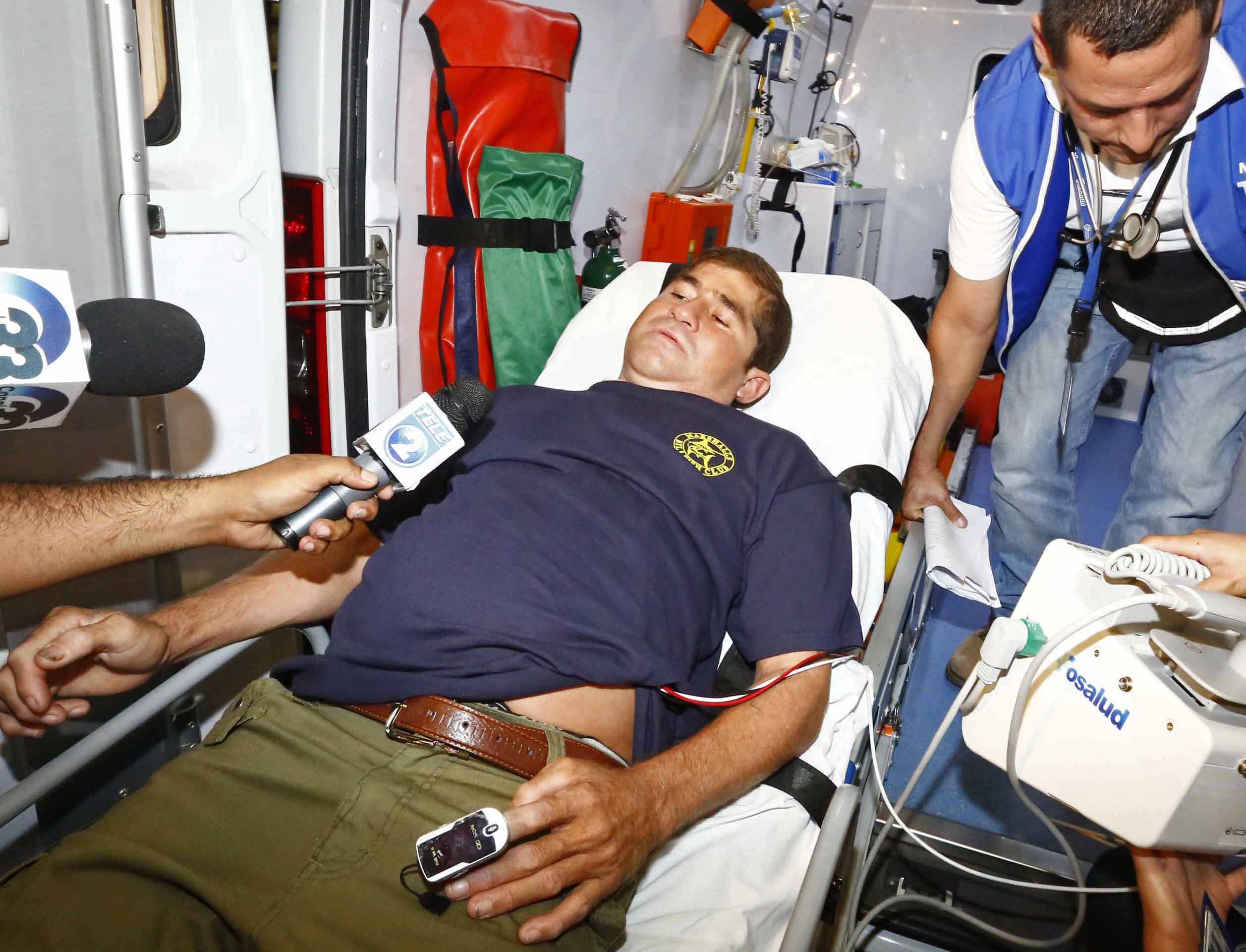 Long journey ends at home for man drifting at sea