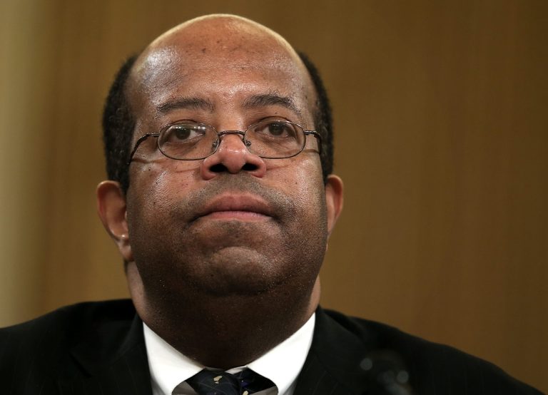 Treasury Inspector General for Tax Administration J. Russell George testifies during a hearing before the House Ways and Means Committee May 17, 2013 on Capitol Hill in Washington. (Photo by Alex Wong/Getty Images)