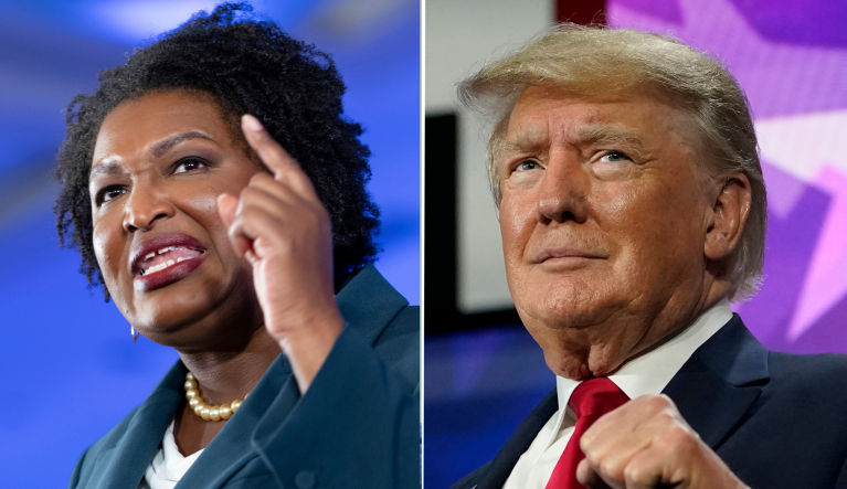 Stacey Abrams toe-taps around whether Trump should be ‘exempt’ from jail time if convicted