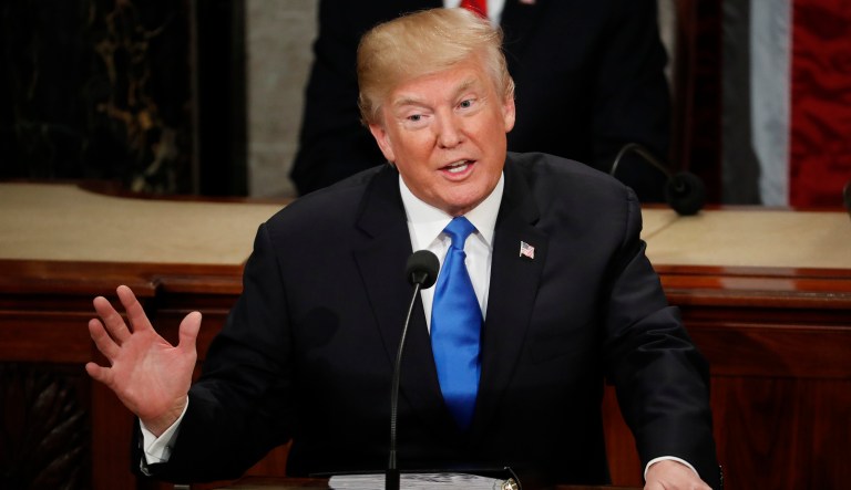 In his State of the Union address Tuesday night, President Trump did not say he had any intention of eliminating any other part of Obamacare, after the law's individual mandate was repealed last year. (AP Photo/Pablo Martinez Monsivais)