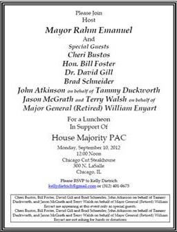 Rahm Hosting Dem. Super PAC Fundraiser Now in Chicago