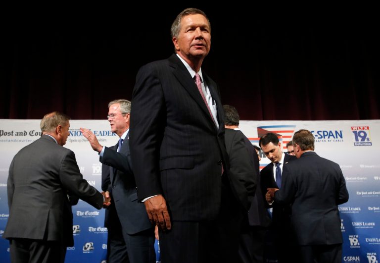 JohnÂ Kasich has used the Reagan defense before, most notably back in 2013 when he decided to expand Medicaid under Obamacare. (AP Photo)Â 