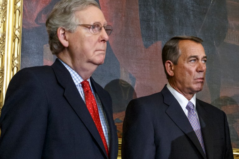 Conservative disappointment with the Republican leadership on a host of issues has left some members openly calling for the leadership's removal. (AP file)