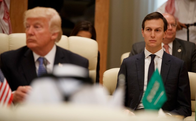 The meeting took place in early December at Trump Tower in Manhattan. (AP Photo/Evan Vucci)