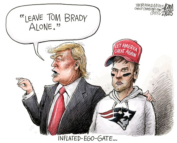 Editorial cartoon: Let America cheat again