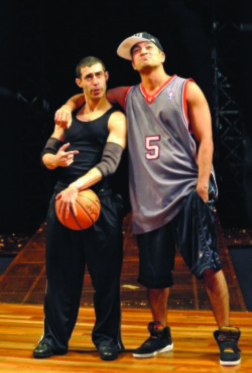 Big body slams in Woolly Mammoth’s extreme satire