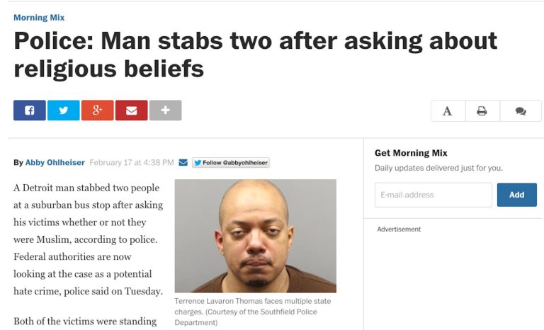 Shortly after complaints were aired, the Washington Post amended the headline to read: 