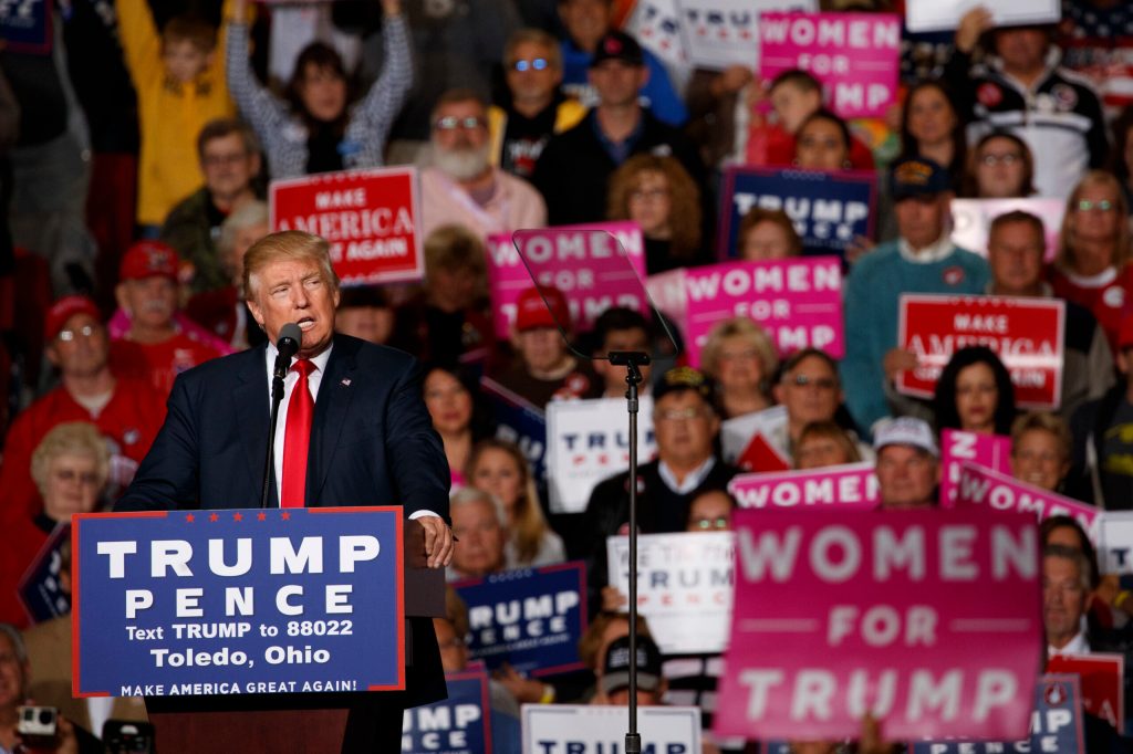 Trump starting to pull ahead in electoral vote