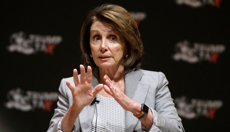 House Minority Leader Nancy Pelosi of Calif. said, 