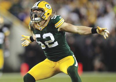 Mike Roemer/AP
Green Bay Packers linebacker Clay Mathews had just 6.0 sacks this season.