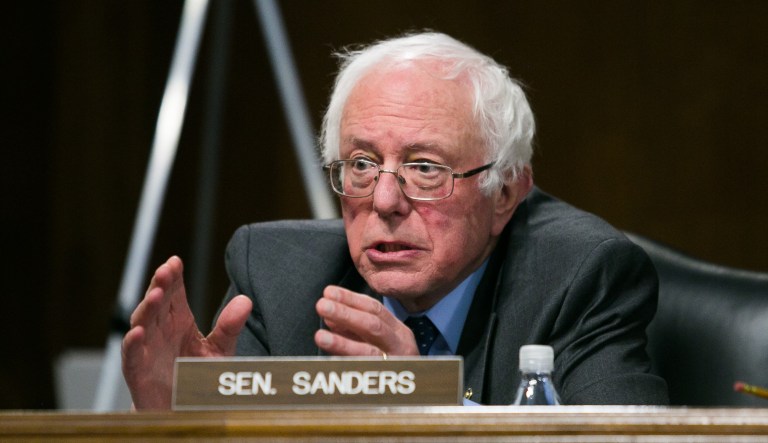 Sen. Bernie Sanders, I-Vt., on Thursday urged Hillary Clinton to move on from an election she lost 10 months ago. (Graeme Jennings/Washington Examiner)