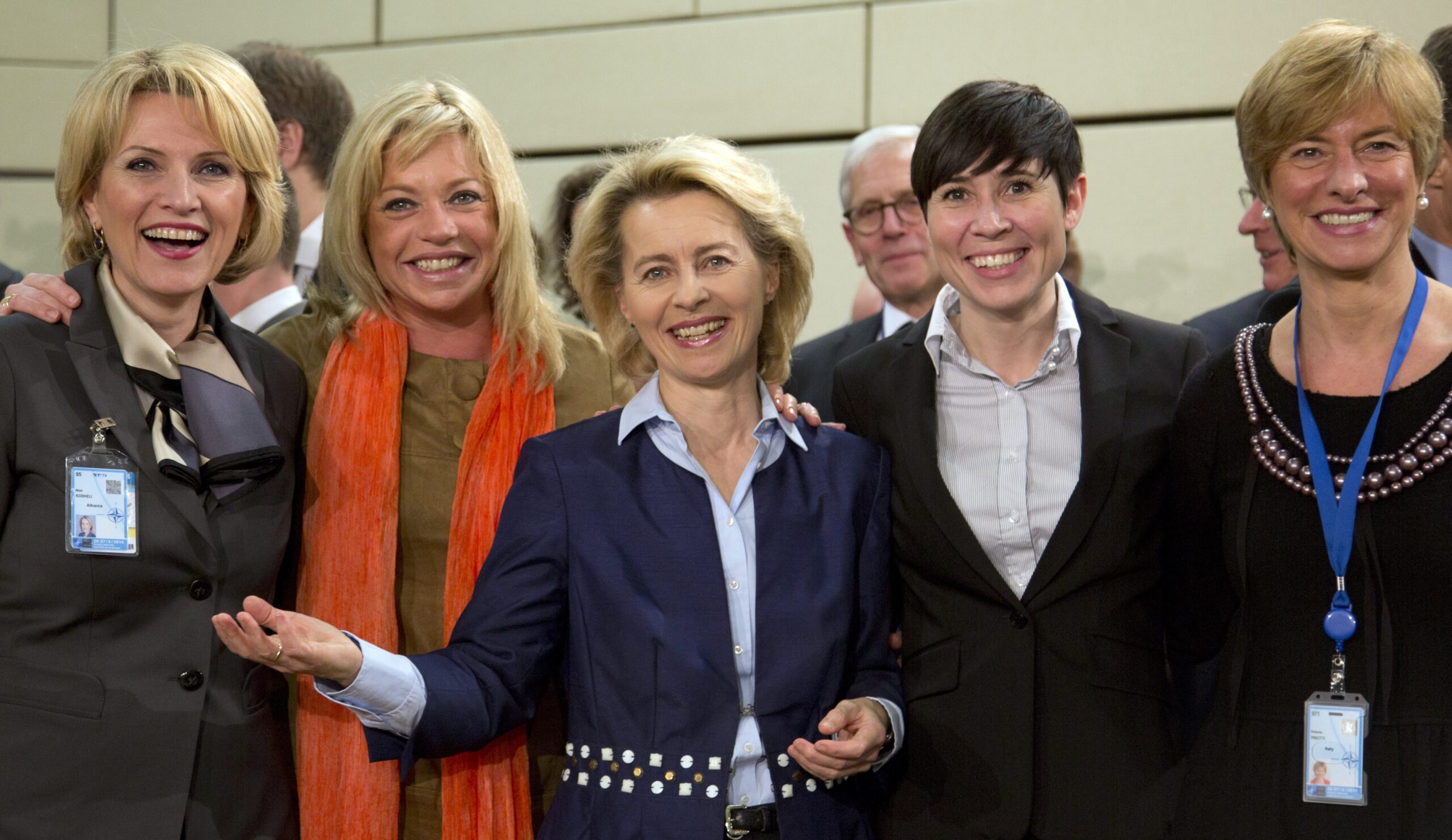 For NATO, a first: 5 female defense ministers