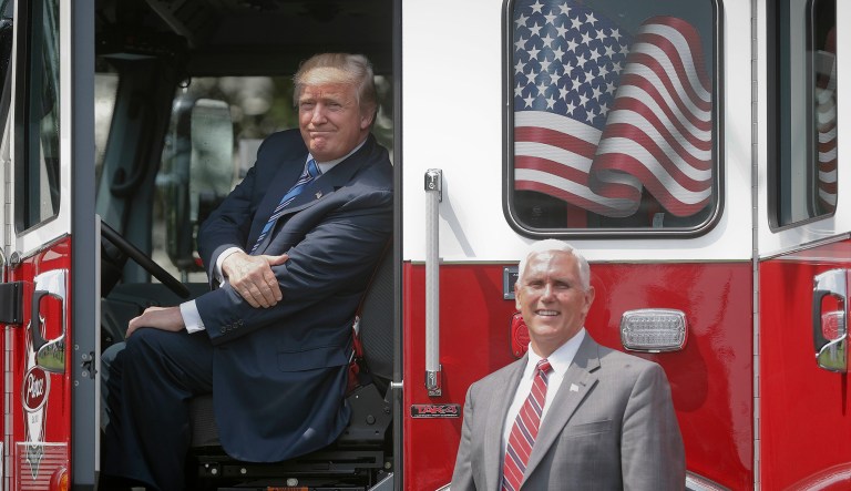 The president previewed his administration's plans to rework trade deals in favor of American workers. (AP Photo/Pablo Martinez Monsivais)