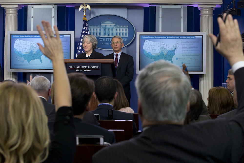White House says GOP playing politics with Zika