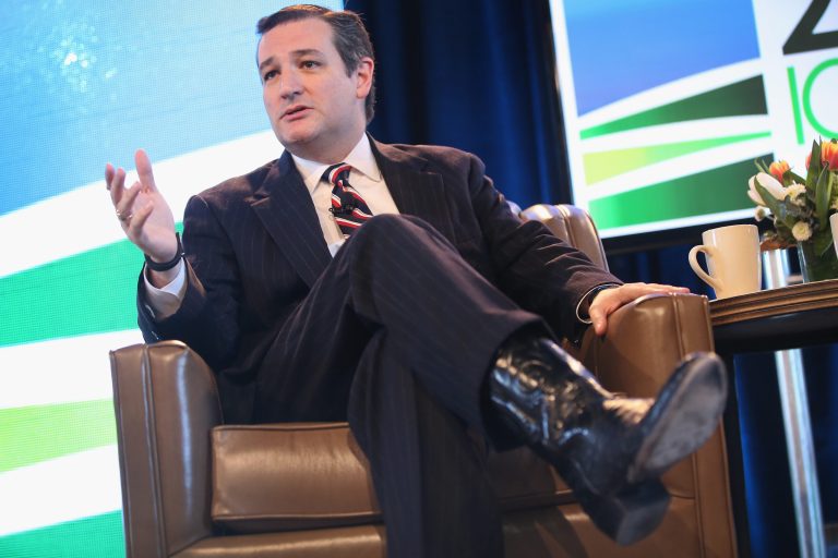 Sen. Ted Cruz touted his leadership credentials on Sunday. (Getty Images)