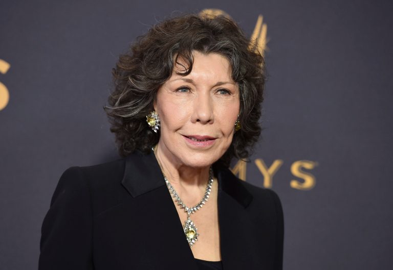 Lily Tomlin arrives at the 69th Primetime Emmy Awards on Sunday, Sept. 17, 2017, at the Microsoft Theater in Los Angeles. (Photo by Jordan Strauss/Invision/AP)
