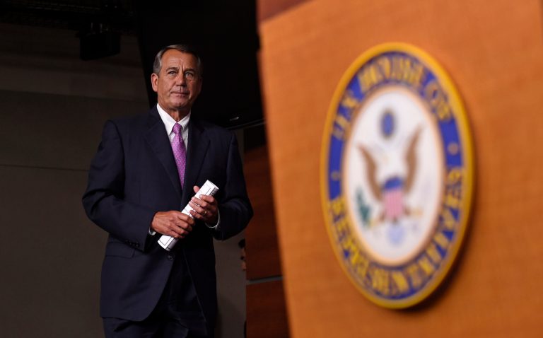 Federal Judge Francis Collyer ruled Wednesday that John Boehner could sue President Obama over the funding of cost-sharing reductions, but not the mandate delay. (AP Photo)Â 