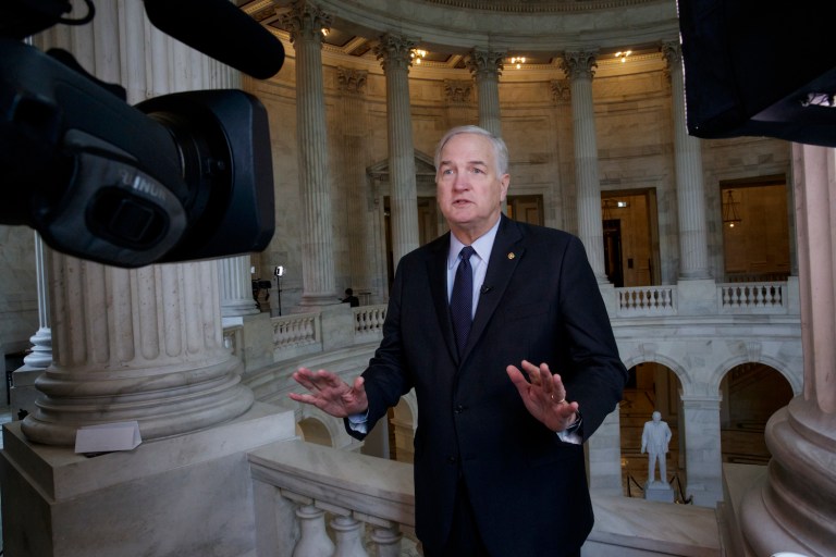 But Strange, as fine a senator as he may have been for the last several weeks, wasn't chosen by Alabama's Republican voters. (AP Photo/J. Scott Applewhite)