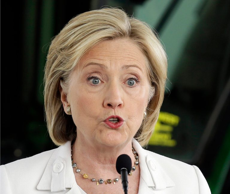 GOP candidates blasted Clinton for her record as secretary of state and her use of a private email server. (AP Photo)