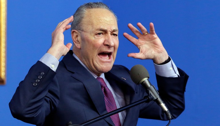 Sen. Chuck Schumer, D-N.Y., on Monday withdrew an offer he made to President Trump last week that in exchange for protecting so-called 