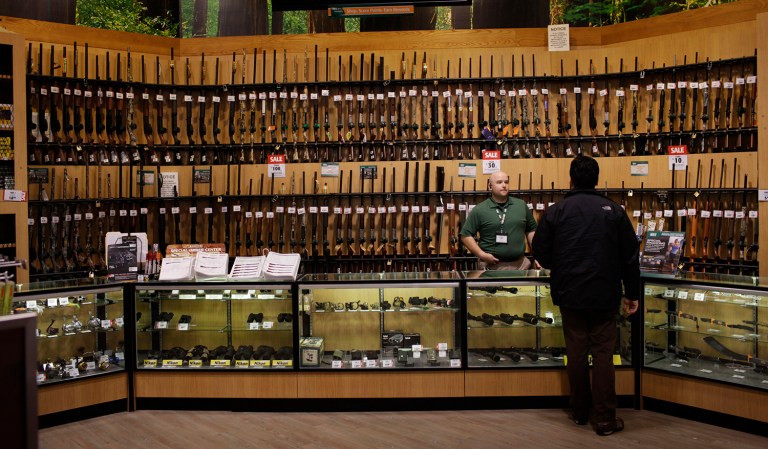 A law restricting gun purchases by people on government terrorism watch lists, Earnest said, is a 